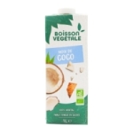 Boisson végétale coco BIO brique 1L<br>