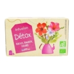 Infusion detox BIO boîte 20 sachets<br>