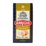 Pâtes à lasagnes aux oeufs paquet 500g Arrighi<br>