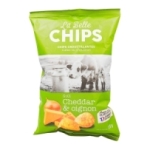 Chips cheddar et oignons pqt 120g La Belle Chips  CT DE 20 SCH