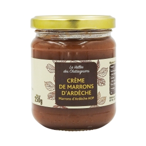 Crème de marrons d'Ardèche pot 250g  CT DE 6 POT