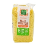 MILLET DECORTIQUE BIO paquet 500g GRAIN FRAIS<br>