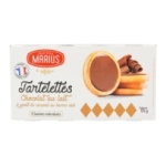 Tartelettes chocolat paquet 125g Maison Marius  CT DE 14 BTE 