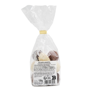 Assortiment de rochers chocolats sachet 120g  CT DE 24 SCH