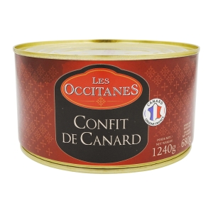 Confit de canard boîte 680g  CT DE 8 BTE