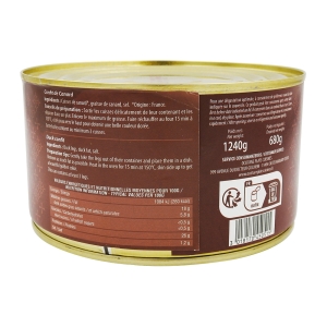 Confit de canard boîte 680g  CT DE 8 BTE