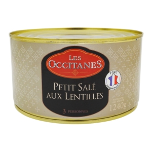 Petit salé aux lentilles boîte pne 1240g  CT DE 8 BTE