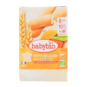 Biscuits boudoirs BIO paquet 120g BABYBIO  CT DE 12 PQT