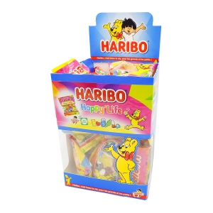 Bonbons Happy Life boîte de 30 sachets 40g Haribo  CT DE 8 BTE DE 30x40G