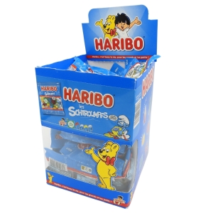 Bonbons Schtroumpfs boîte de 30 sachets 40g Haribo  CT DE 8 BTE DE 30x40G