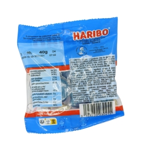 Bonbons Schtroumpfs boîte de 30 sachets 40g Haribo  CT DE 8 BTE DE 30x40G