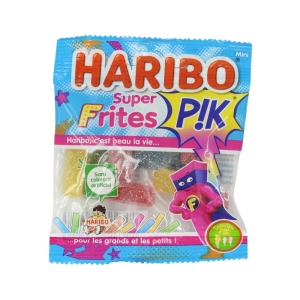 Bonbons Mini Frites boîte de 30 sachets 40g Haribo  CT DE 8 BTE DE 30x40G