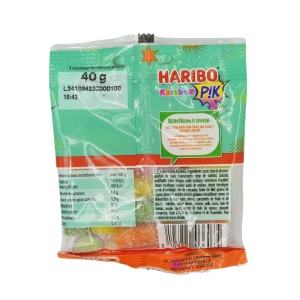 Bonbons Rainbow Pik boîte de 30 sachets 40g Haribo  CT DE 8 BTE DE 30x40G