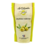 Olives vertes entières sachet 125g la colombe<br>