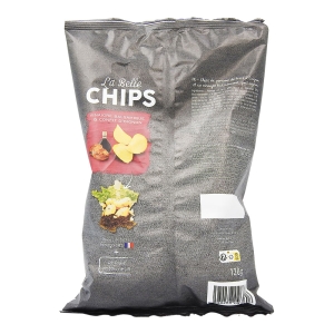 Chips oignon vinaigre paquet 120g  CARTON DE 20