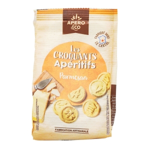 Biscuits croquants parmesan paquet 100g  CT DE 10 SCH