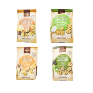 Biscuits parmesan sachet 100g   CT DE 10 SCH