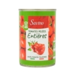 Tomates entières pelées BIO 240g SAVINO<br>