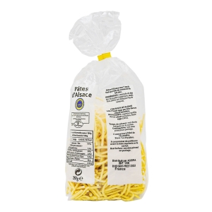 Pâtes aux oeufs Spaetzle France paquet 250g  CT DE 15 PQT