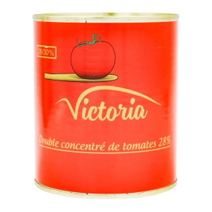 Double concentre de tomate 4/4 880g  CT DE 12 BTE