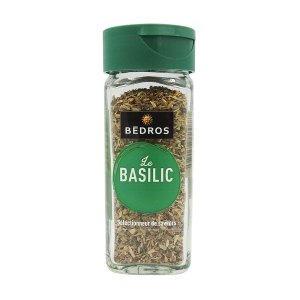 Basilic feuilles flacon 12g Bédros  CT 10 FLAC 12 GR