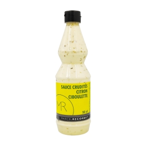 Sauce crudité citron ciboulette btle 500ml  CT DE 12 BTL