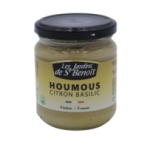 Houmous citron basilic pot 190g St Benoit<br>