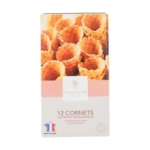 Cornets de glace gaufrette traditionnelle bte 150g<br>