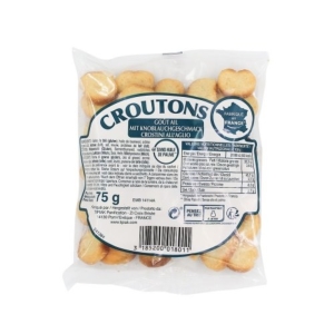 Croûtons salade goût ail sachet 90g  CT DE 20 SCH