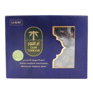 Dattes medjoul Maroc boîte 500g  CARTON DE 16 X 500 GR