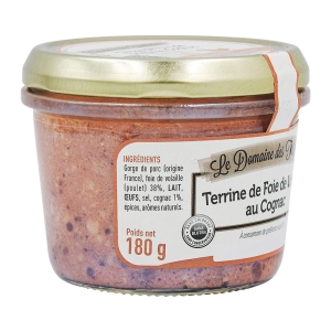 Terrine de Foie de Volaille Label Rouge boc 180g   CT DE 12 BOC
