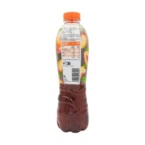 Thé glacé saveur pêche bouteille 1l  Carton de 6 bouteilles 