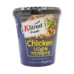 Nouilles udon instantanées saveur poulet bol 173g<br>