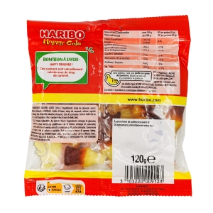 Bonbons Happy Cola paquet 120g Haribo  CTN DE 30 SACHET 