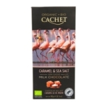 Chocolat au lait BIO caramel & fleur de sel 90g<br>
