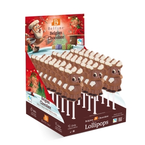 Sucettes Elan chocolat lait 25g  CT DE 24 PCE