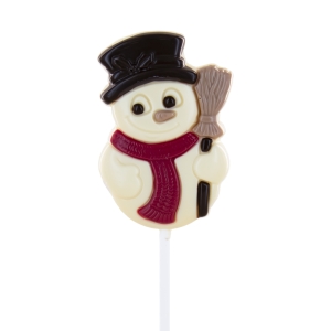 Sucettes Bonhomme chocolat lait 25g  CT DE 24 PCE