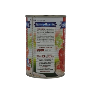 Pulpe de tomate boite 400g L.MARTIN   CTN DE 12 BTE