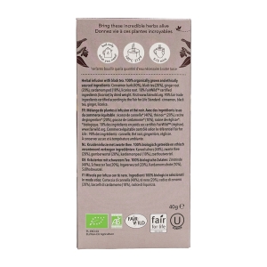 Thé chai pukka BIO boîte 20 sachets  Carton de 4 boîtes