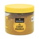 Curry madras moulu pot 85g Bédros<br>