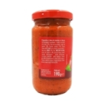 Sauce pesto rosso pot 190g Savino  CTN DE 12 POTS