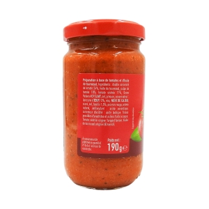 Sauce pesto rosso pot 190g Savino  CTN DE 12 POTS