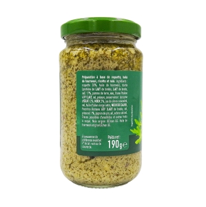 Sauce pesto roquette noix pot 190g Savino  CTN DE 12 POTS