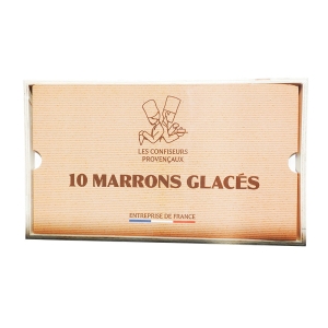 Marrons glacés écrin en bois 200g  CT DE 24 BTE