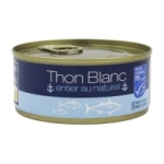 Thon germon au naturel boîte 160g<br>