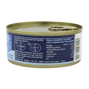 Thon germon au naturel boîte 160g  CTN DE 24 BTE