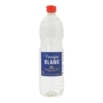 Vinaigre d'alcool blanc 8% bouteille 1L<br>
