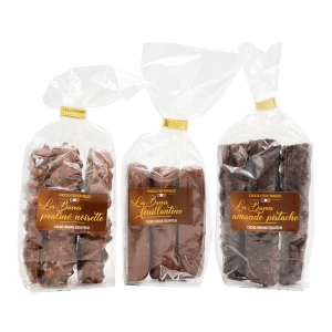 Chocolats barres feuillantine x3 sachet 120g  CT DE 24 SCH