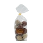 Macarons chocolat noir et praliné sachet 200g<br>