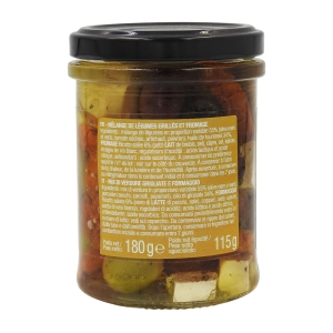 Mix antipasti à l'huile pot 180g  CTN DE 6 POTS
